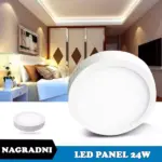 LED Panel 24w nadgradni okruglog