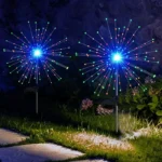 solarne baštenske lampe šarene dekorativne solarne lampe bašta