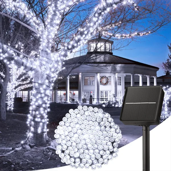 Solarne sijalice bela 10m LED niz