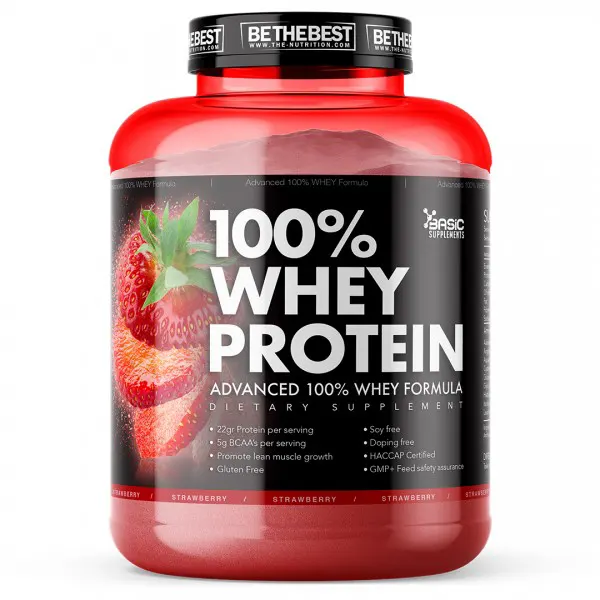 The Basic 100% Whey Protein JAGODA 1.8kg