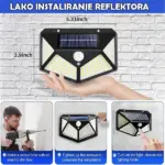 Led reflektor za napolje solarni