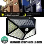 Solarni led reflektor 100 led dioda