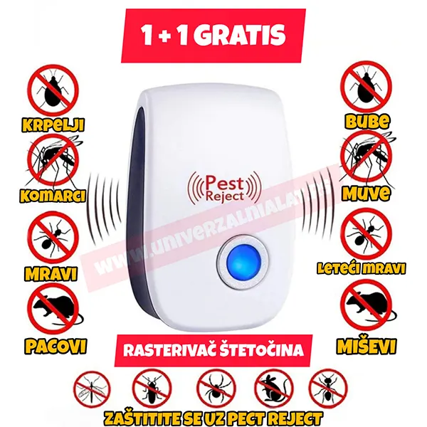 Ultrazvucni rasterivac stetocina PEST REJECT 2 komada