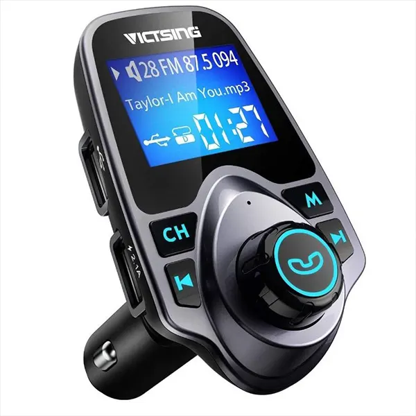 auto bluetooth fm transmiter muzika stream