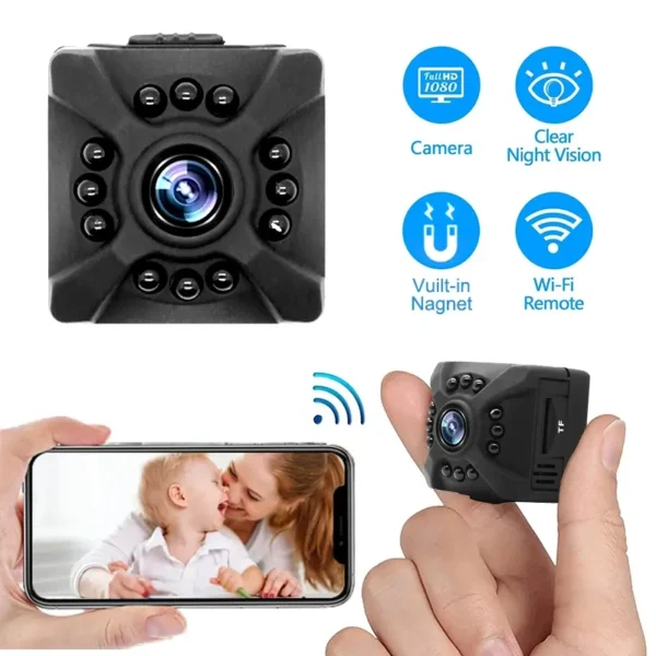 Mini kamera X5 sa WiFi povezivanjem i noćnim režimom