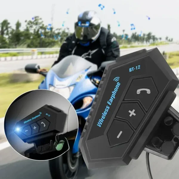 bluetooth slusalice montirane u motoristicku kacigu
