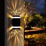 dekorativna solarna fasadna lampa