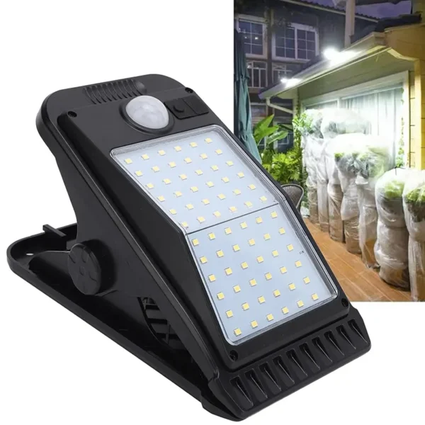 led solarni reflektor sa štipaljkom sa punjenjem mobilnog telefona