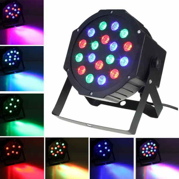 rgb led par 18w led parke scenska rasveta dmx