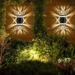 solarna lampa crna fasadna