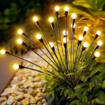 solarna lampa kuglice zuta