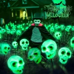 solarna led lampa kosturske glave halloween
