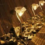 solarne lampe u obliku dijamanta set 4kom
