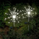 Solarne baštenske lampe bele - Image 7