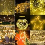 LED žuta svetlosna dekoracija spolja