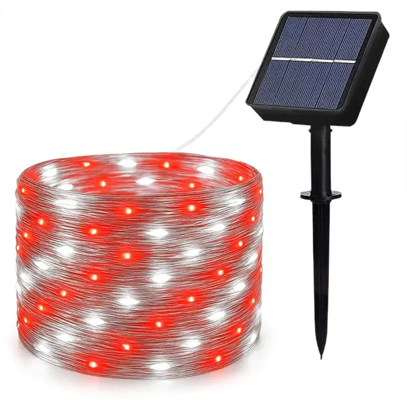 novogodisnje_solarne_lampice_crveno_bele_10_metara Novogodišnje solarne lampice crveno bele 10 metara