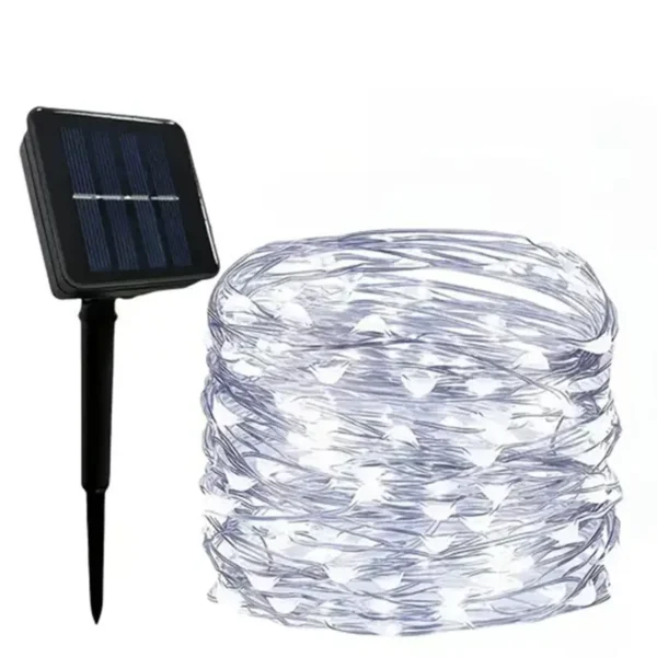 Solarne sijalice bele 20m dekoracija