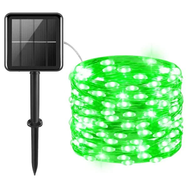 Solarne sijalice zelena 30m dekoracija