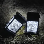 Spolja bele solarne fenjer lampe IP65