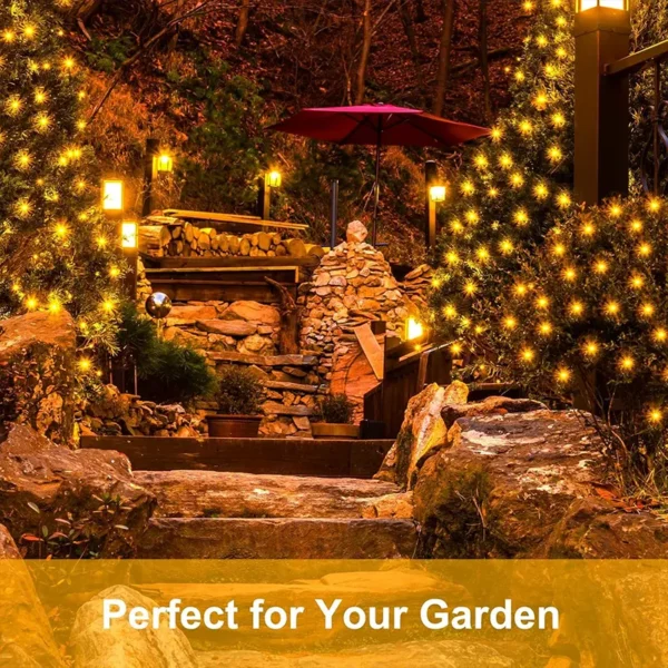 Spoljne solarne lampice žute LED