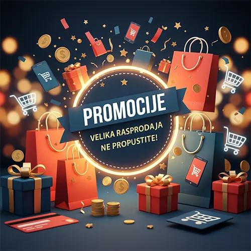 Promotivne akcije velika rasprodaja akcijske cene