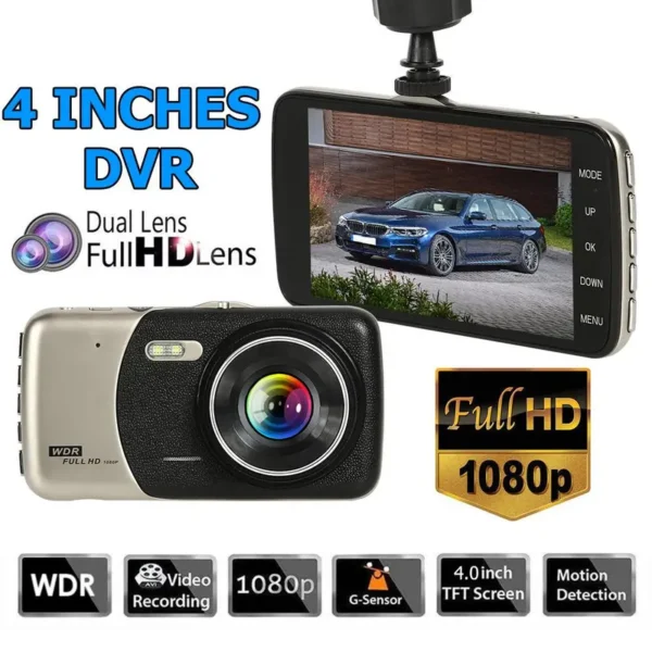 Auto kamera Full HD 4 inca za sigurnu voznju i parkiranje
