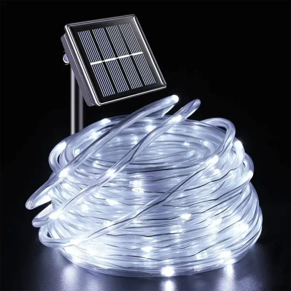 Crevo solarne sijalice bela 20m dekoracija