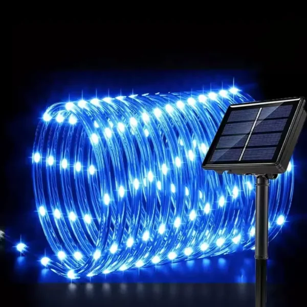 Crevo solarne sijalice plava 10m dekoracija