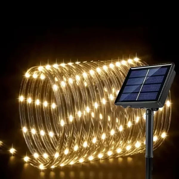 Crevo solarne sijalice žuta 10m dekoracija