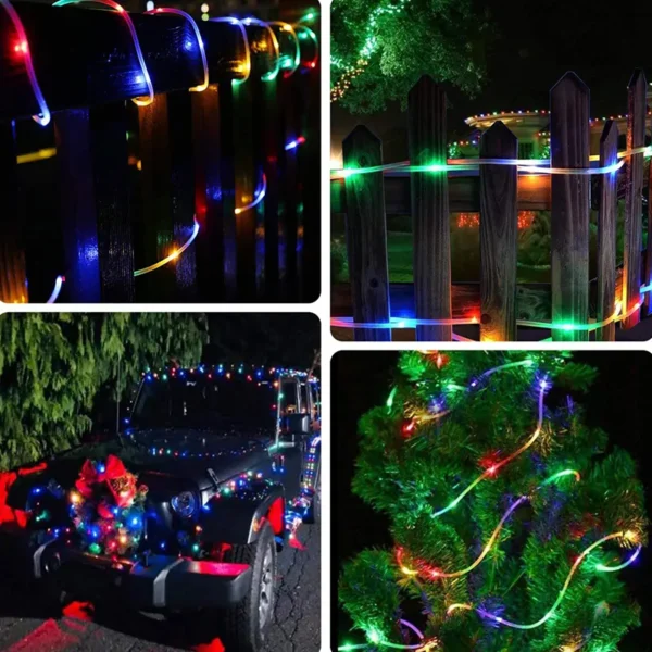 Dekorativno šareno solarno crevo LED rasveta