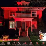 LED solarna crvena crevasta rasveta