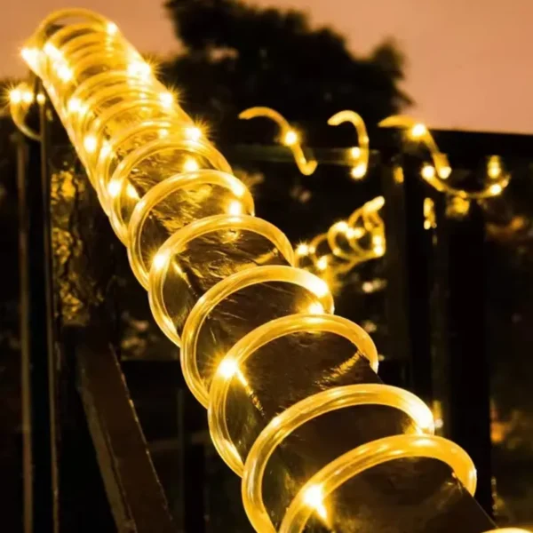 Solarne LED žuto crevo 10m rasveta
