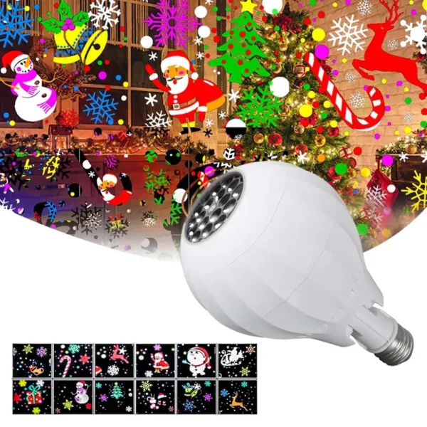 Bozicni projektor prozora 16 motiva novogodisnja rasveta