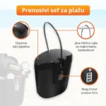 Prenosivi sef za plažu
