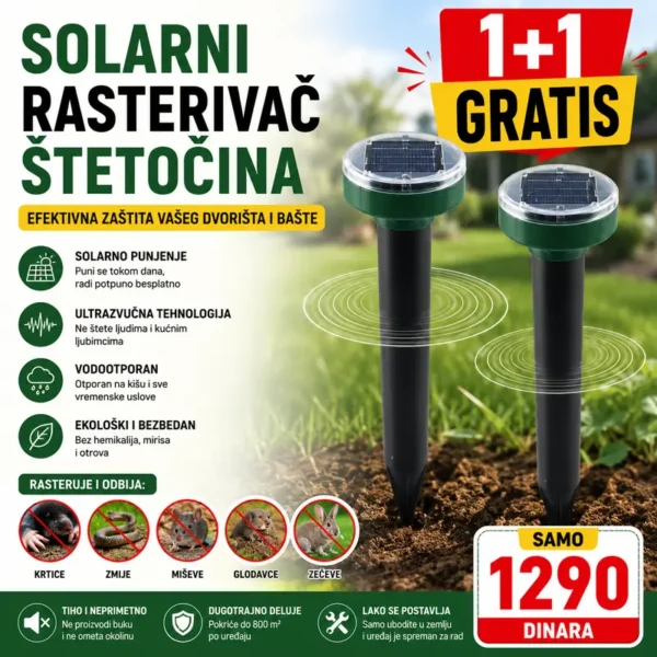 Solarni rasterivač štetočina