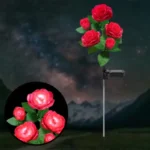 Solarne lampe u obliku ruže