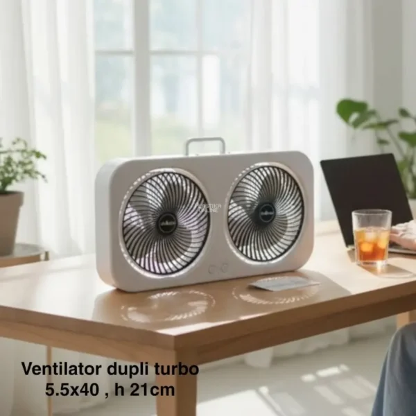 Dvostruki turbo ventilator