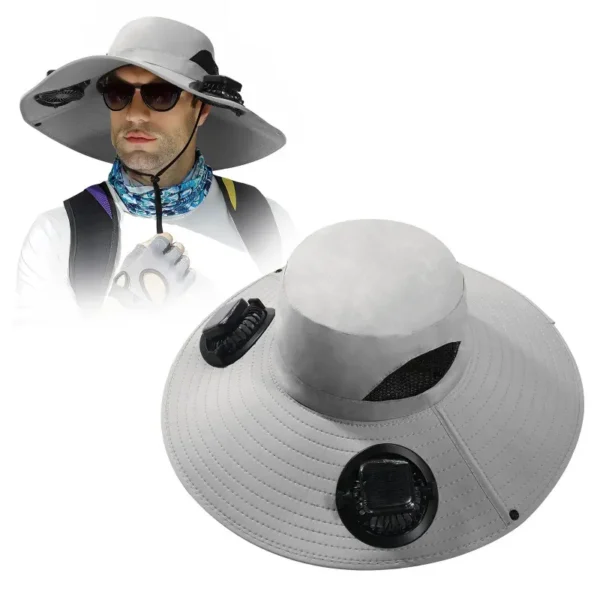 Šešir sa solarnim ventilatorima