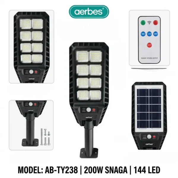 Solarna led ulična svetiljka