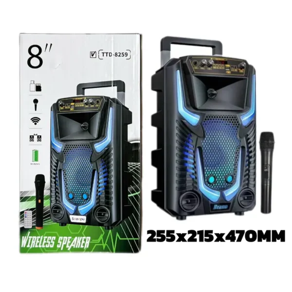 Karaoke bluetooth zvučnik
