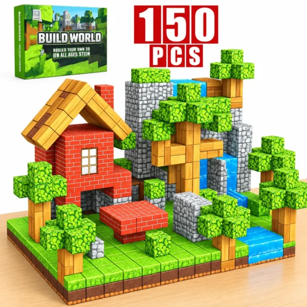 magnetne kocke za decu 150 delova