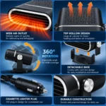 Grejač za automobil 12v 150w
