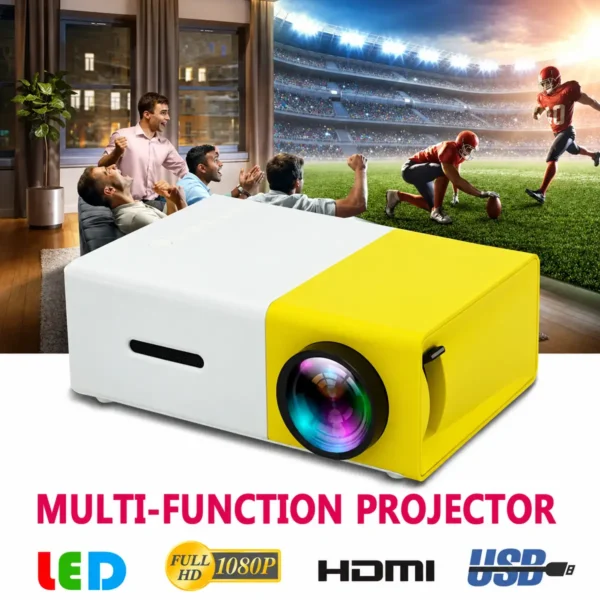 Mini led projektor yg300
